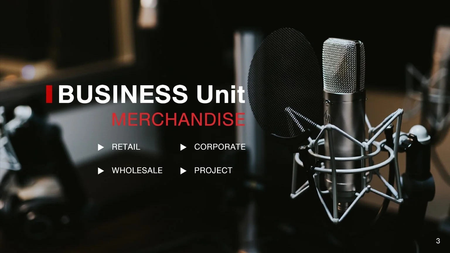 business unit merchandis retail corporate wholesale project